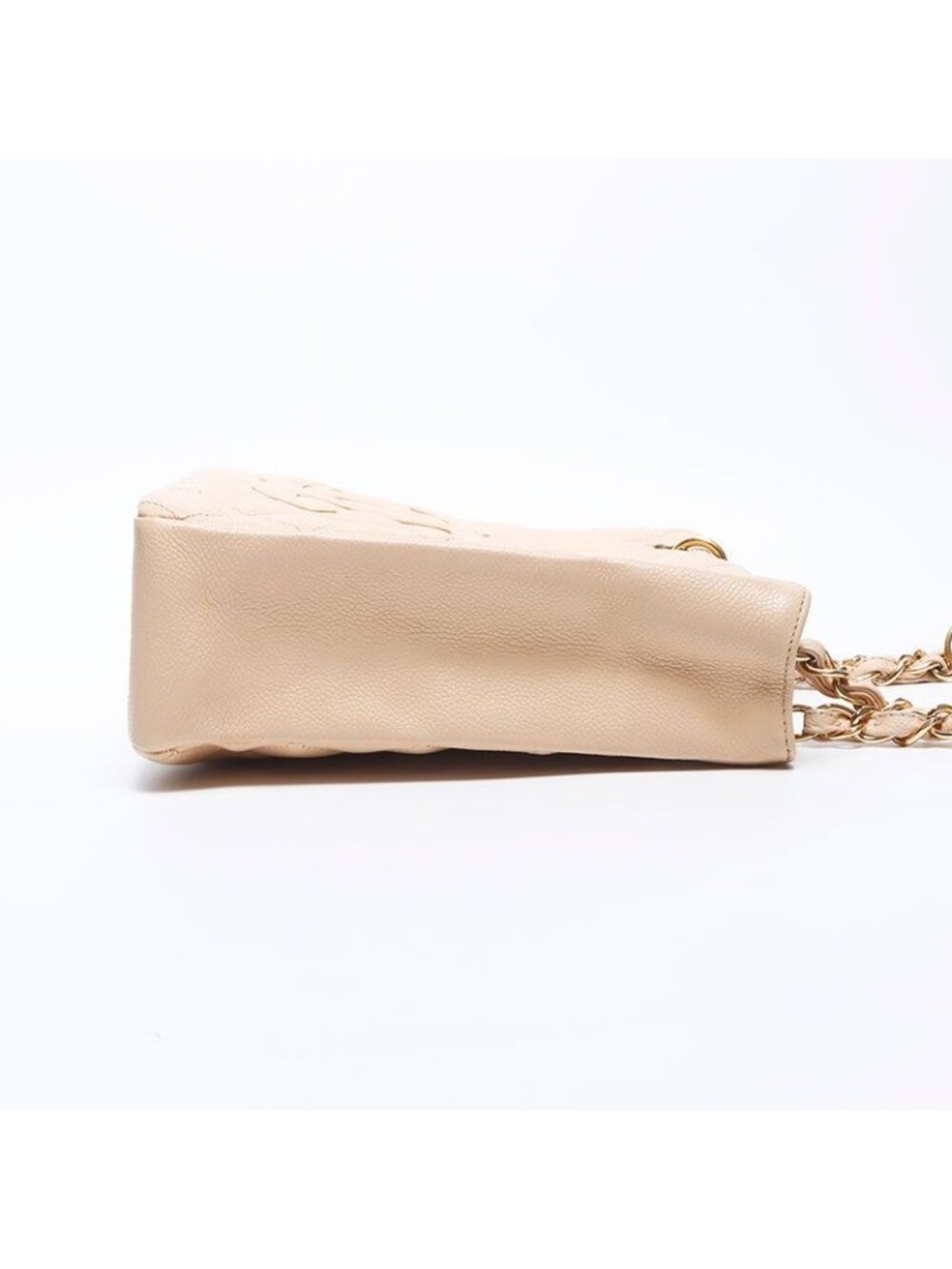 ★SOLD★ Chanel Shoulder Bag CC Logo Quilted Caviar Leather Chain - Picture 4 of 10